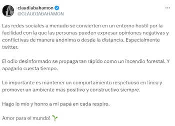 La presentadora se defendió de