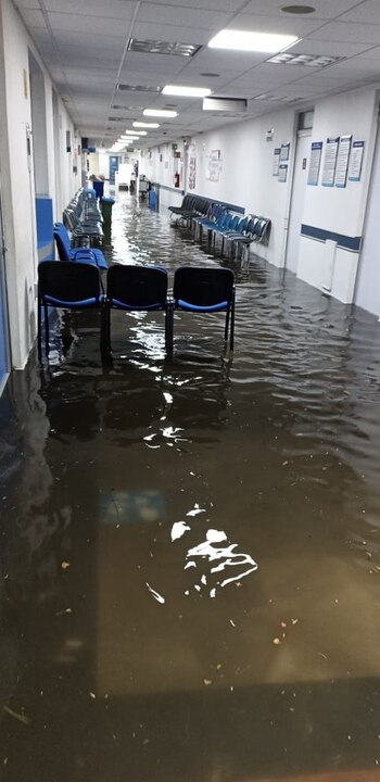 Así quedó el Hospital Nacional