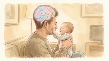 Qué efectos sufre el cerebro masculino después del nacimiento de un hijo, según un estudio