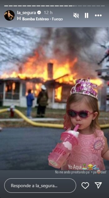 La indirecta que le tiró