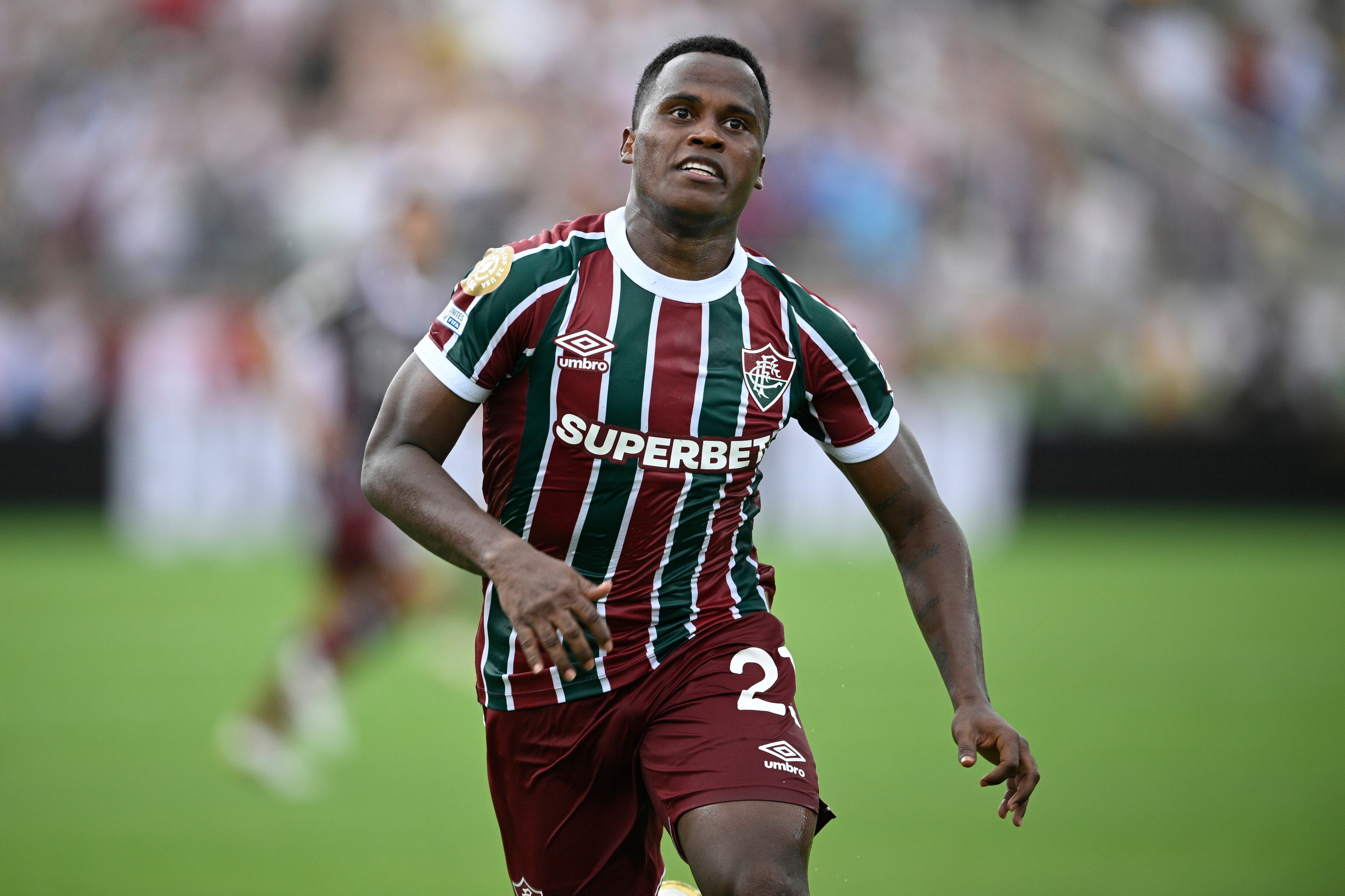 Jhon Arias era considerado como ídolo en el Fluminense, por lo que su llegada a Palmeiras no fue bien recibida - crédito Phelan M. Ebenhack/AP Foto
