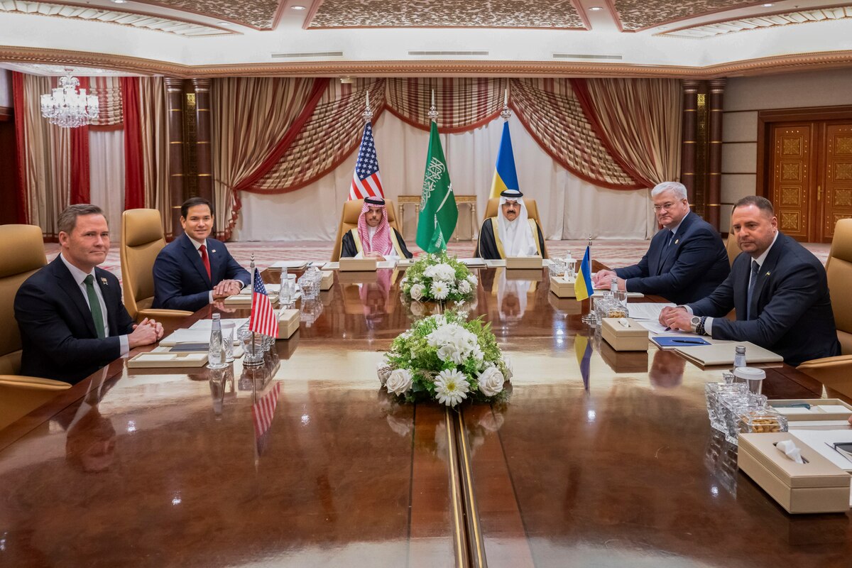 Durante las reuniones de Arabia