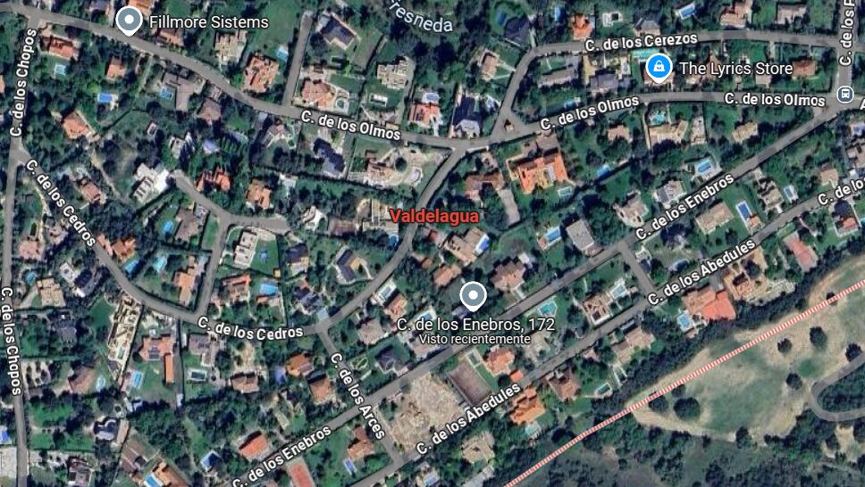 Valdelagua en Google Maps. (Captura de pantalla)