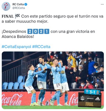 Redes sociales Celta de Vigo.
