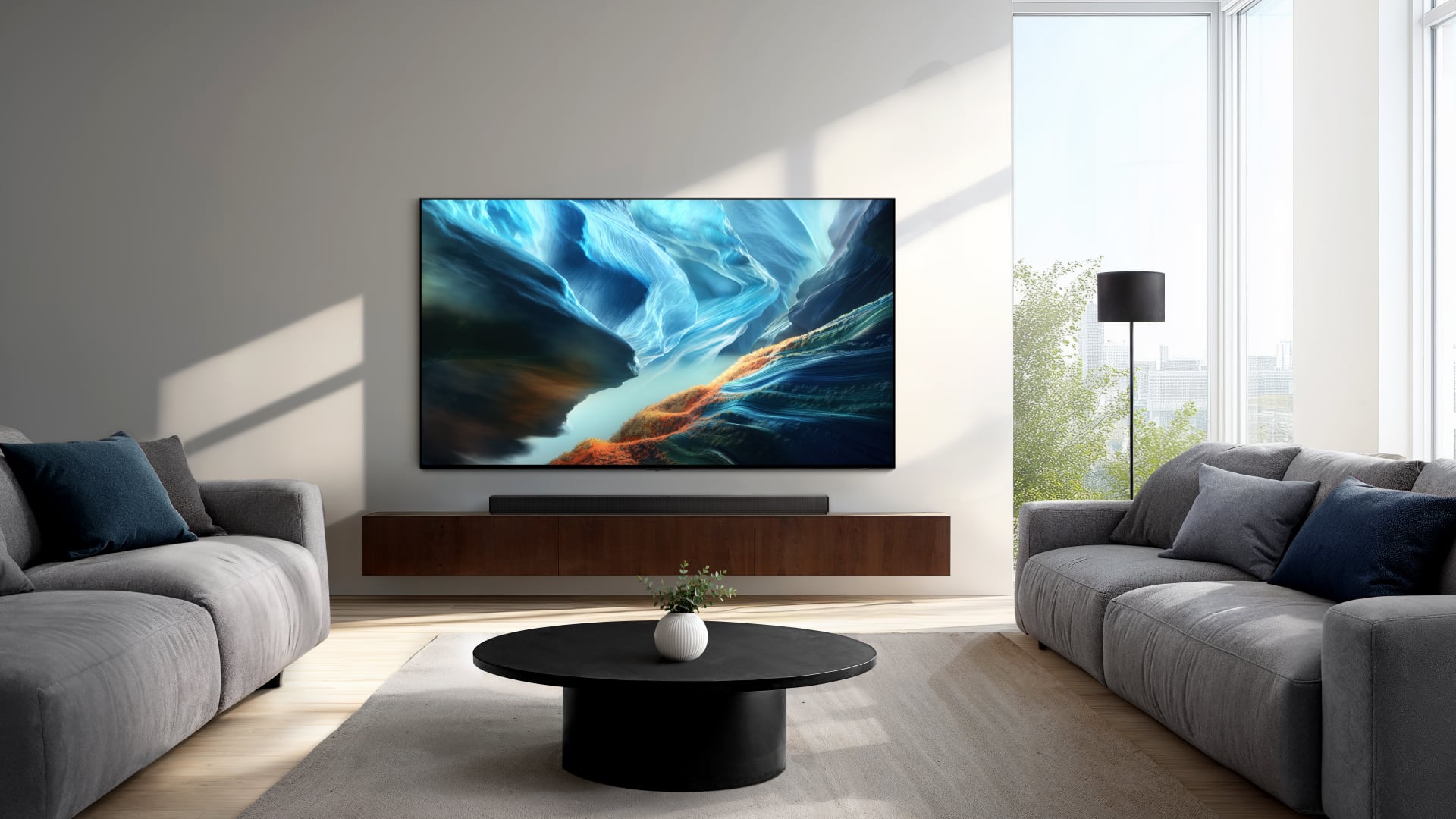 La cobertura del 100% del espacio de color BT.2020 permite reproducir una amplia variedad de tonalidades con gran precisión (Samsung)
