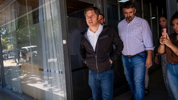 Axel Kicillof tras el temporal en Miramar