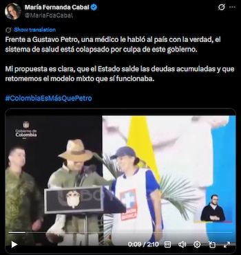 María Fernanda Cabal utilizó sus