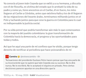 La respuesta presidencial buscó desmentir la idea de un liderazgo cerrado a otros nombres dentro del campo progresista - crédito @petrogustavo/X