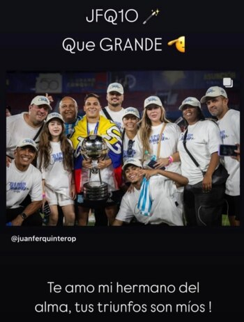 Este fue el sentido mensaje