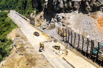 La empresa constructora asumirá una garantía de buena obra por tres años tras la recepción del proyecto de Los Chorros. (Foto cortesía MOPT)