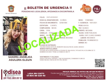 caso SANDY AGUILERA (Foto: Twitter@c4jimenez)