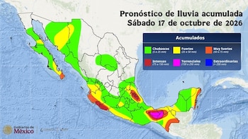 EN VIVO | Clima CDMX y resto de México hoy sábado 17 de octubre: Sheinbaum llama a extremar precauciones por Trudy