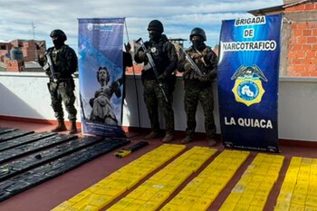 El total de lo incautado