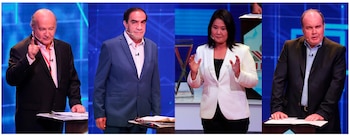 Combo de fotografías que muestra,