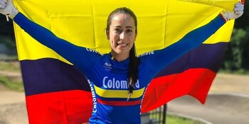 La bicicrosista y triple medallista