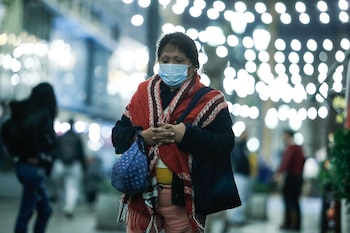 Durante el invierno en Perú,