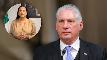 El presidente de Cuba, Miguel Díaz-Canel, felicita a Ariadna Montiel por asumir la dirigencia de Morena