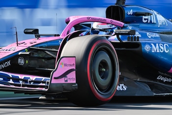 Franco Colapinto en acción sobre