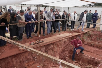 Trabajos de exhumación. (Ministerio de Memoria Democrática y Política Territorial)