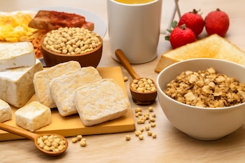 Imagen de diferentes proteínas vegetales.