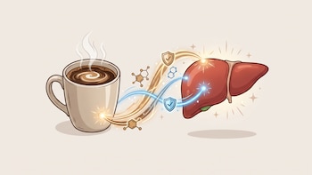 La cantidad mínima de café que debes tomar para reducir el riesgo de hígado graso y otras enfermedades hepáticas