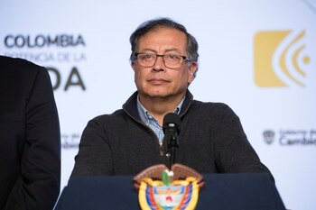 El presidente Gustavo Petro no
