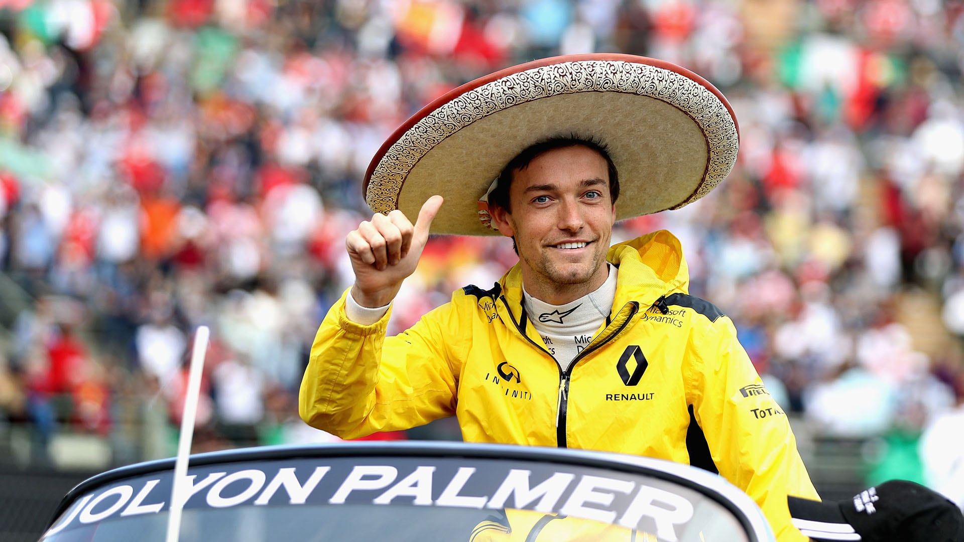Palmer, en su etapa como piloto (Mark Thompson/Getty Images/AFP)