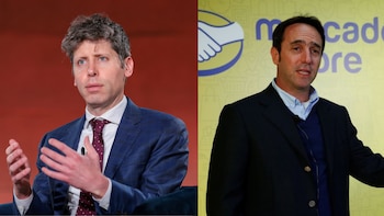 Sam Altman and Marcos Galperin