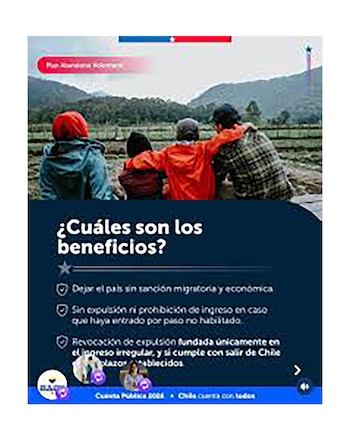 El gobierno de Chile puso en marcha su “Plan de Abandono Voluntario” para migrantes irregulares