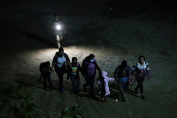 Un traficante de personas, o