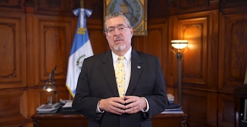 El presidente de Guatemala, Bernardo