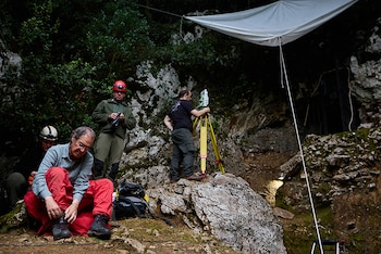 El yacimiento de La Gama en una cueva cántabra (Turismo Cantabria)