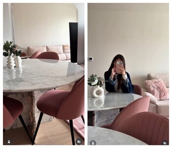 Maica Benedicto en su casa en imágenes de sus redes sociales. (Instagram Maica Benedicto en una imagen de redes sociales. (Instagram @maiibenedicto)