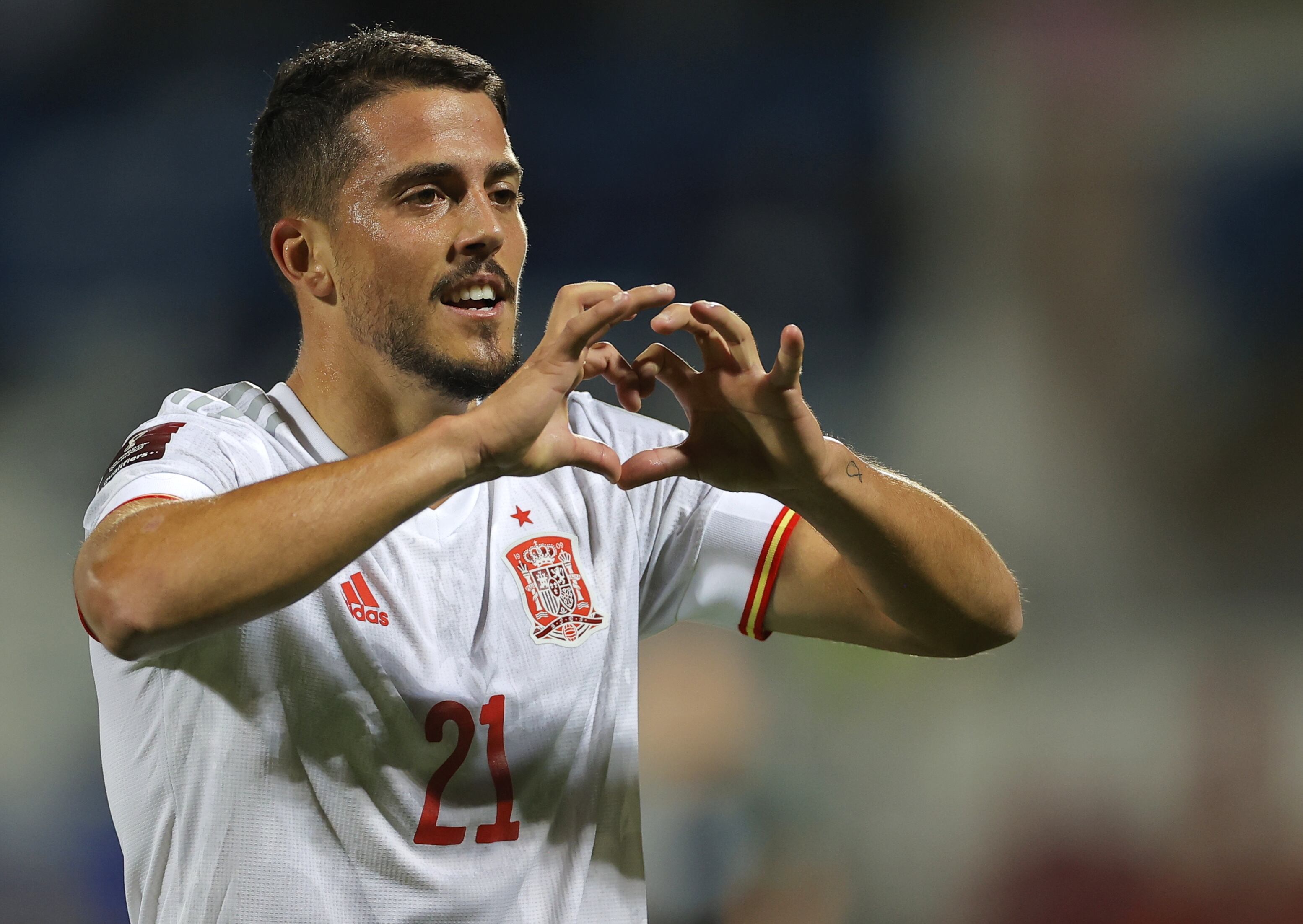 Pablo Fornals, en un partido con la selección española. EFE/EPA/VALDRIN XHEMAJ