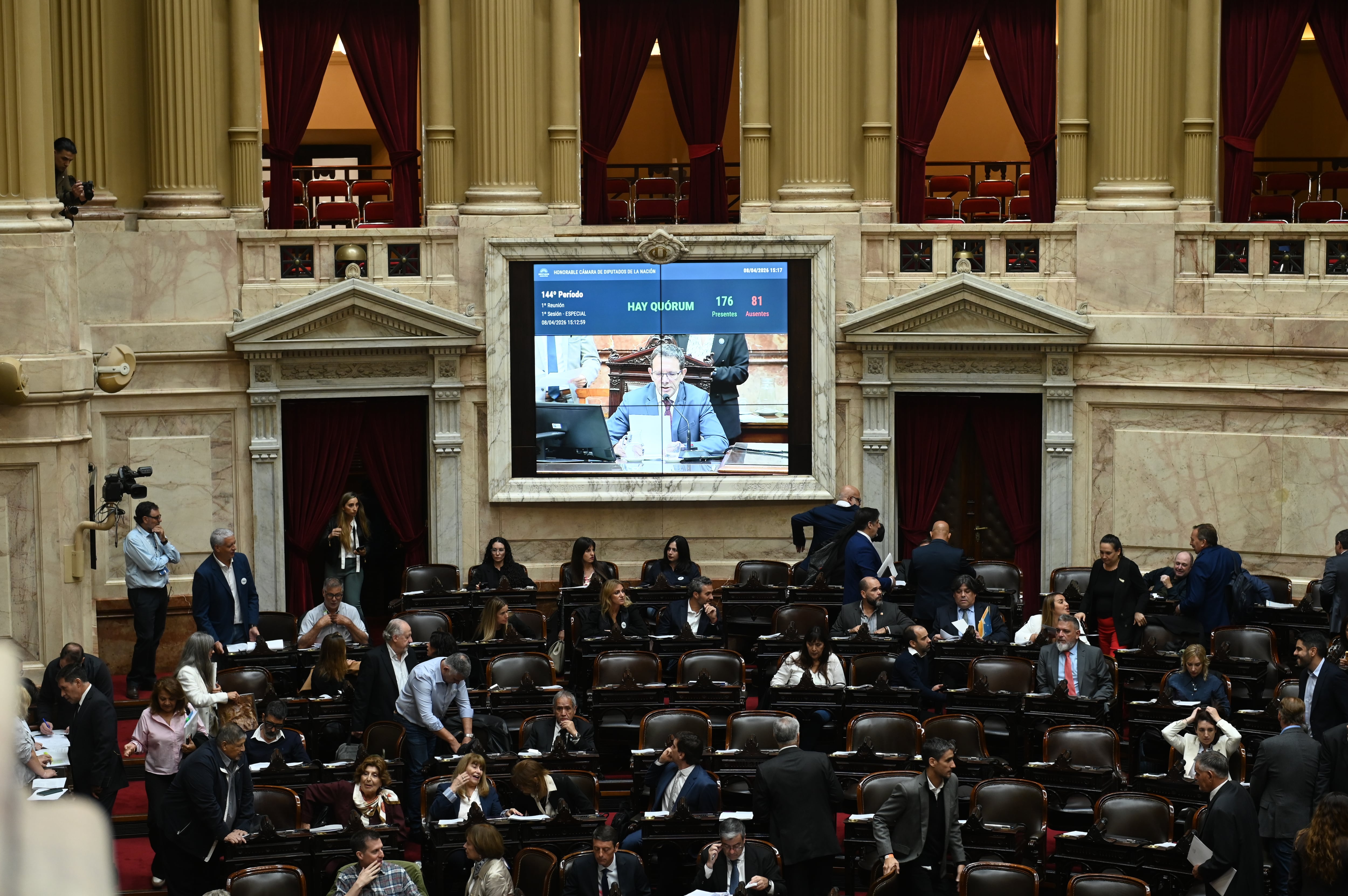 El oficialismo debe conseguir el respaldo del resto de los bloques en el recinto (RS Fotos)