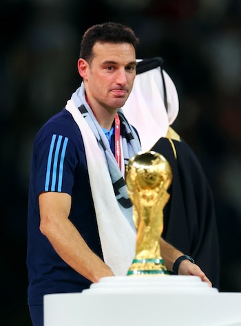Scaloni va a llegar a 14 partidos dirigidos en el Mundial frente a Inglaterra (REUTERS/Hannah Mckay)