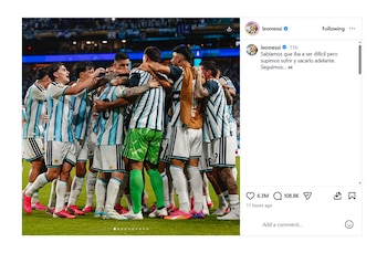 Posteo Lionel Messi