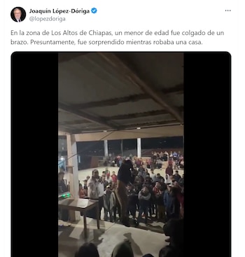 Joaquín López-Dóriga compartió el video