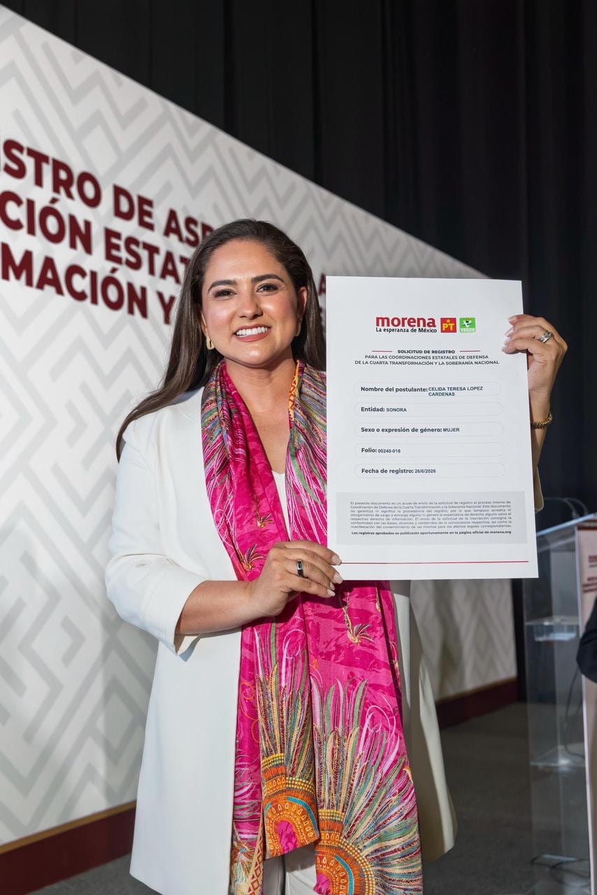 La exalcaldesa de Hermosillo recordó que en los últimos cinco años ha ocupado distintos cargos dentro de la administración estatal. Foto: Cortesía (Cortesía)