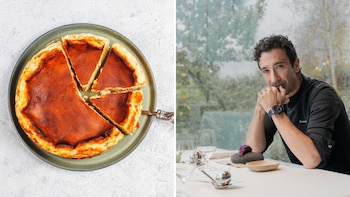 Eneko Atxa, chef Michelin: “Para mi tarta de queso utilizo nata, queso urdiña, queso crema, huevos de caserío, azúcar y un poquito de harina”