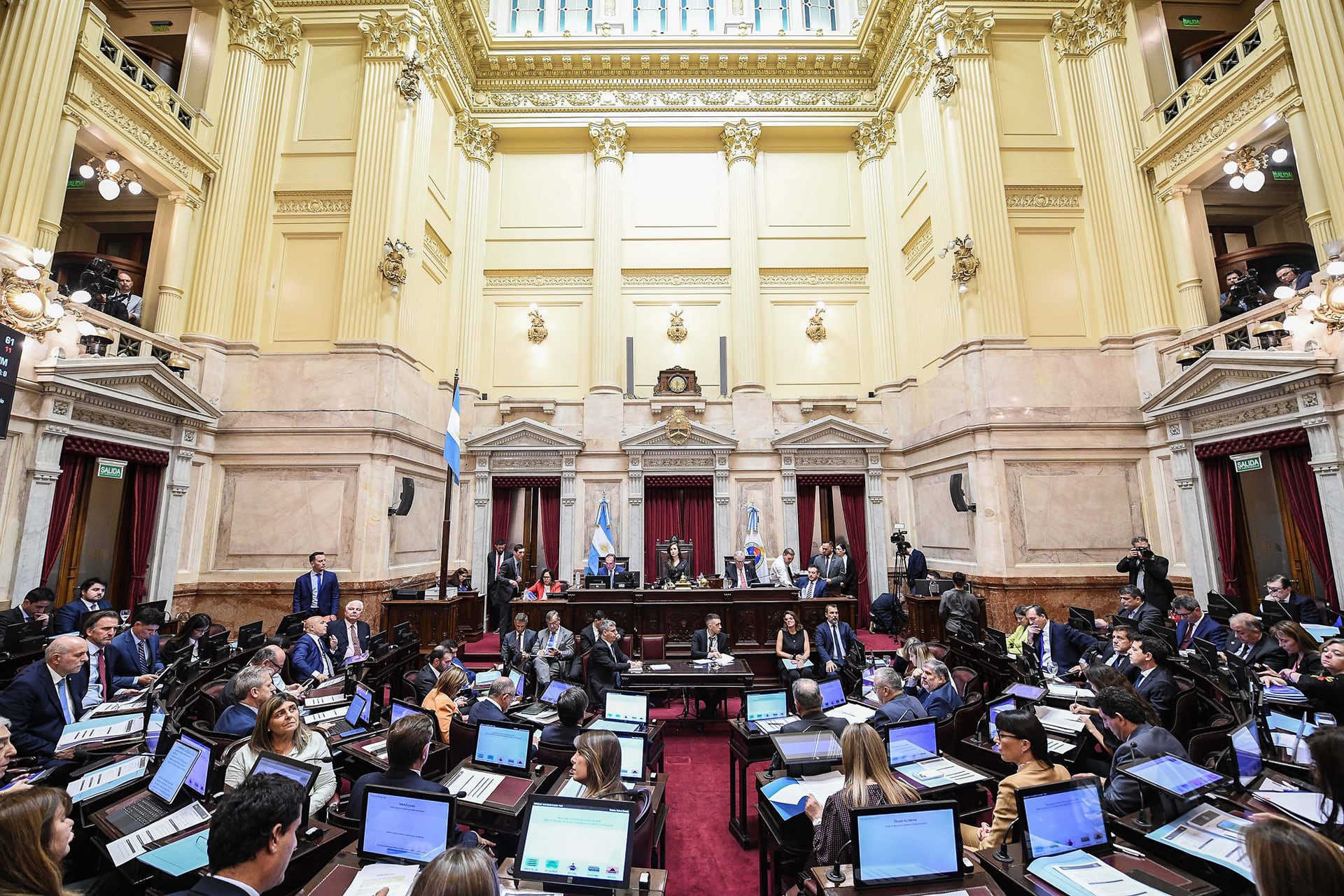 El Gobierno tiene desafíos en el Congreso (Luciano Ingaramo y Santiago Pezzini /Comunicación Senado)