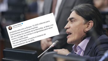 El senador del Pacto Histórico