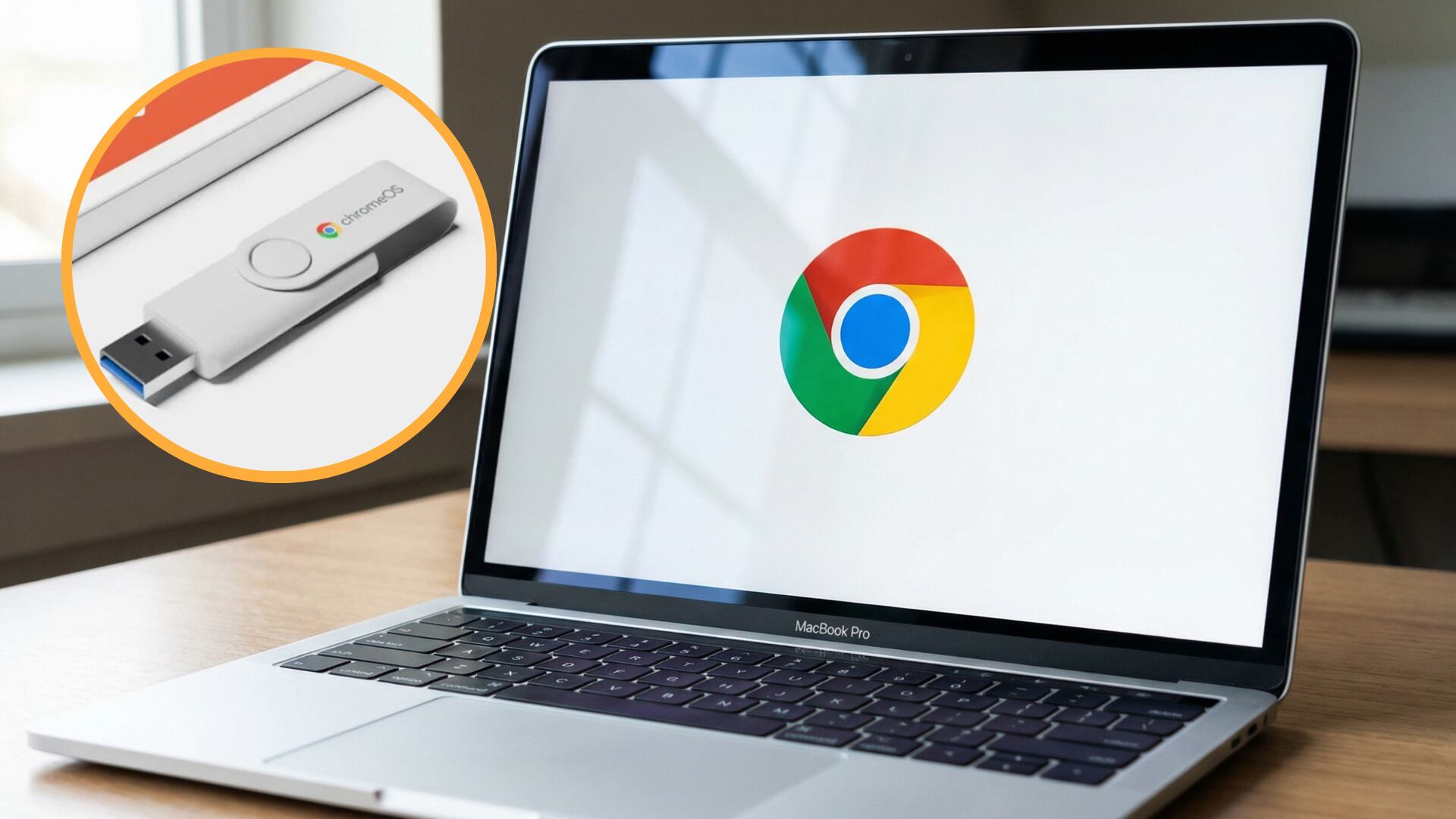 El usuario recibe un pendrive que contiene el sistema operativo y materiales de ayuda. (Composición Infobae: Imagen Ilustrativa / Europa Press)