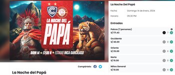 La noche del Papá: venta