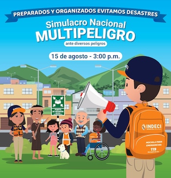 Simulacro Nacional Multipeligro de Indeci