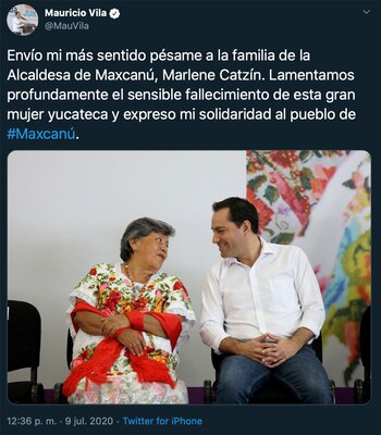 Tuit del gobernador (Foto: Twitter@MauVila)