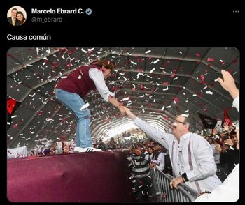 El canciller viajó al Edomex