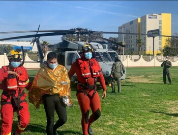 El surfista se encontraba bien