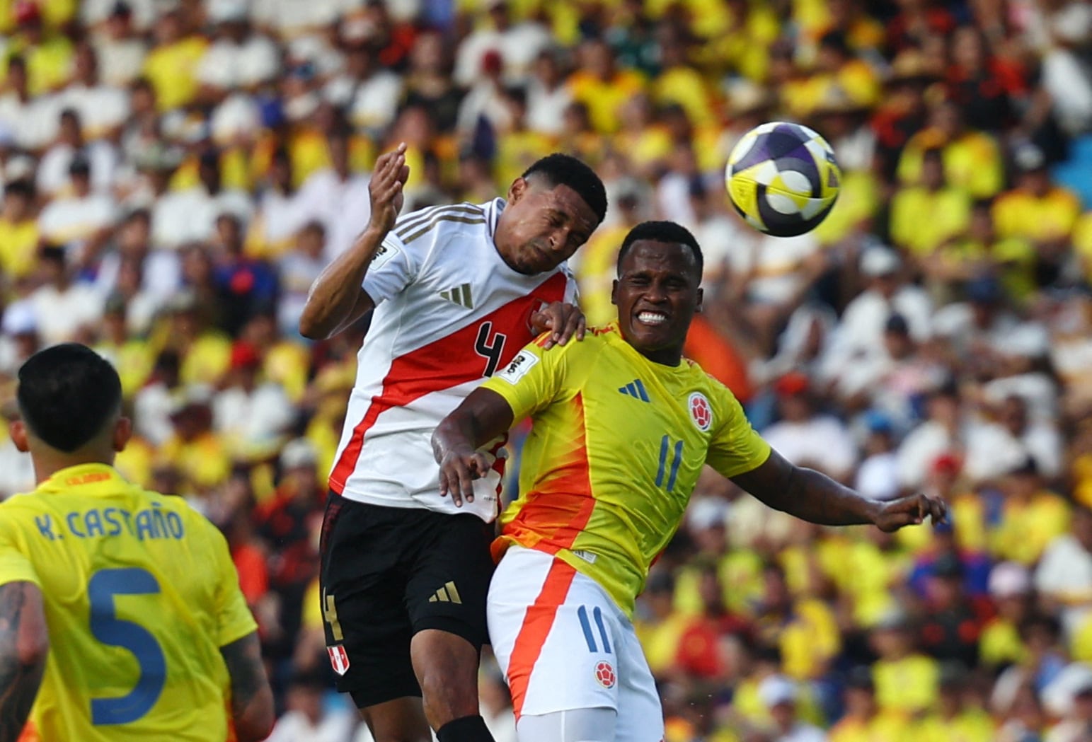 Soccer Football - World Cup - South American Qualifiers - Colombia v Peru - Estadio Metropolitano Roberto Melendez, Barranquilla, Colombia - June 6, 2025 Colombia