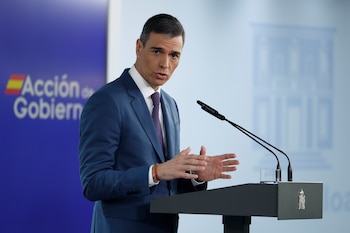 El presidente del Gobierno, Pedro